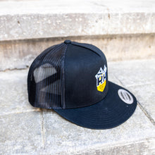 Load image into Gallery viewer, Trucker Black Hat
